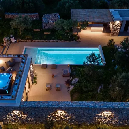 Luxury Authentic Heated Pool Sea View Gornje Selo