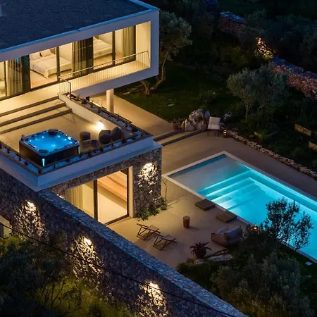Luxury Authentic Heated Pool Sea View Gornje Selo