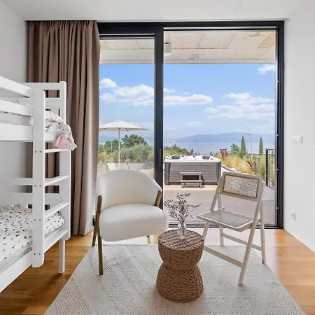 Luxury Authentic Heated Pool Sea View Vila Gornje Selo